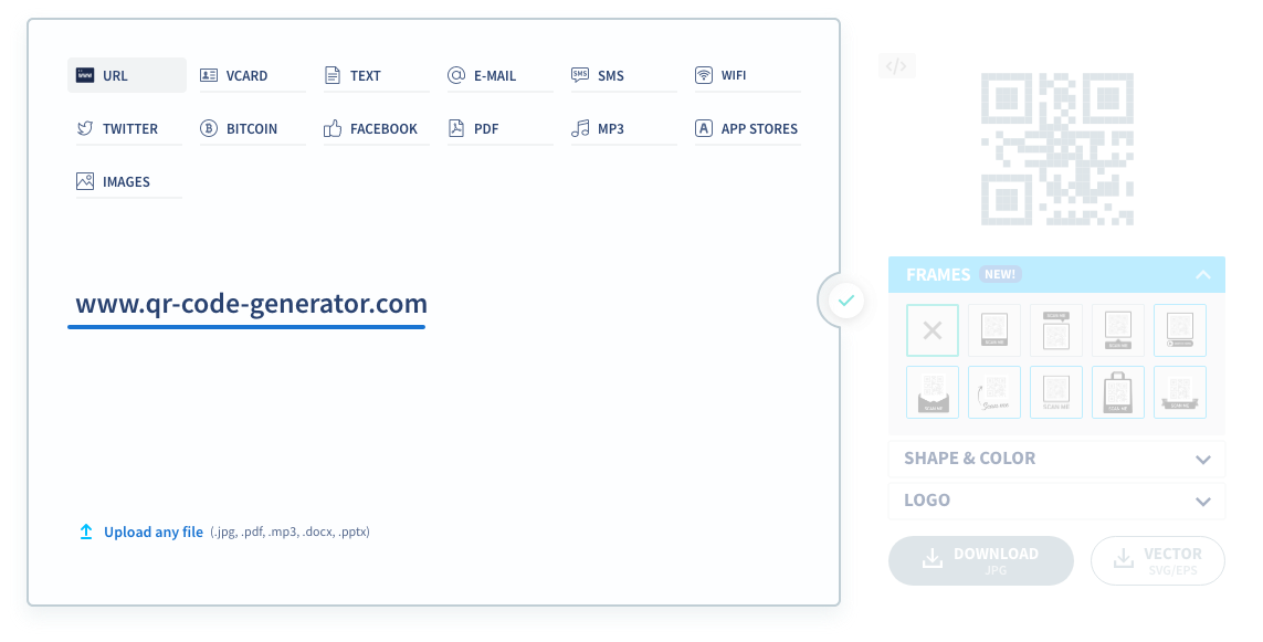 A continuación, introduce la URL en el campo de dirección web