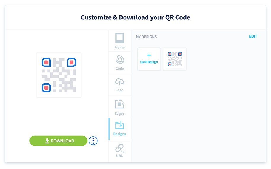 Para descargar en otros formatos de archivo, selecciona los tres puntos verticales junto al botón Descargar
