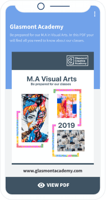 Una página de destino de código QR que muestra un PDF con libros y herramientas importantes para una lección.