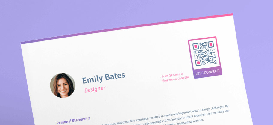 LinkedIn: CV con un código QR